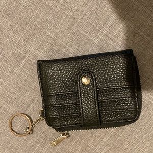 Black keychain wallet